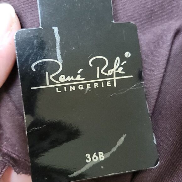 RENE ROFE BROWN CONVERTIBLE UNDERWIRE BRA, SIZE 36B - Picture 4 of 5